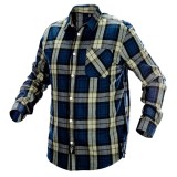 Camasa de lucru, crem-albastru-negru, NEO, L