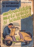 C5859N &Icirc;ntreținerea și repararea motocicletelor, motoretelor și scuterelor de George Mayer, 1959