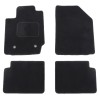 Set covorase auto mocheta Velor TOYOTA COROLLA (E12), 01.2002-03.2007, negru,