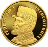27.08.19/Desavar?irea Marii Uniri-REGELE FERDINAND I INTREGITORUL/uncie AUR 999