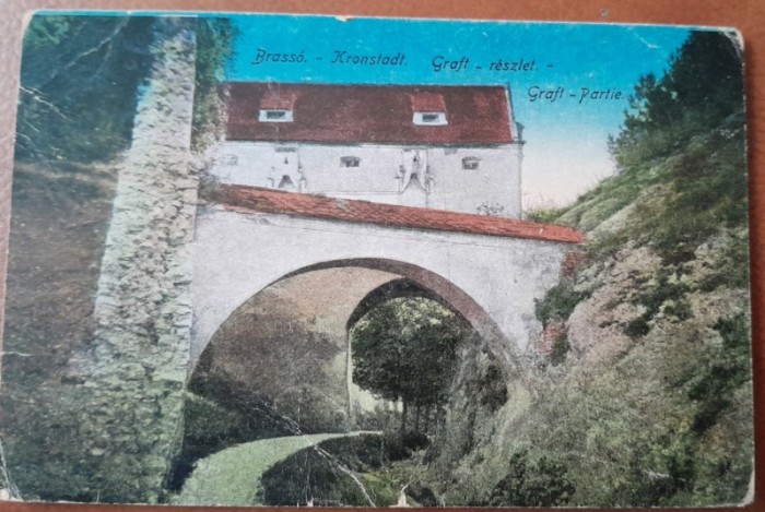 Carte postala, Brasov, 1921