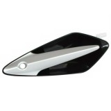 Maner usa exterior Honda Civic (Fn/Fk) (Hb), 10.2005-09.2011, usa fata partea Stanga, negru / primerizat; maner silver, Aftermarket