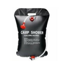 Set 2 Saci de dus solar portabil QttvbTna, 20L, incalzire rapida, pliabil, negru