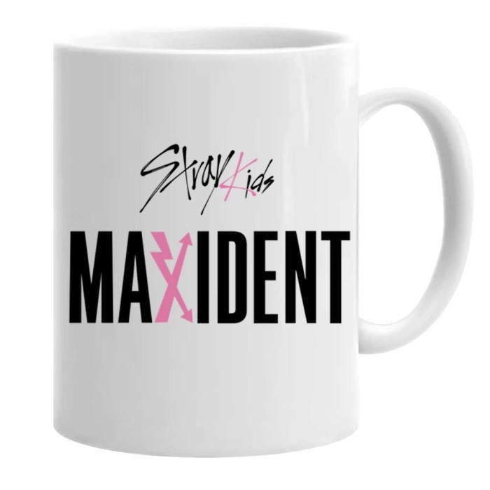 Cana alba personalizata stray kids logo maxident, INOVATIX&reg;. 330 ml