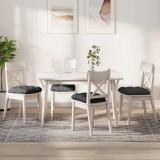 vidaXL Perne de Șezut 4 pcs Gri &icirc;nchis 40 x 40 cm 42015096