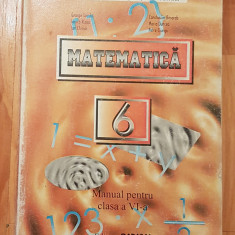 Matematica, manual cls VI de George Turcitu, Constantin Basarab