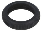 Anvelopă neagră 7mm x 32mm 2buc