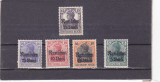 LOT 1918 , MNH Ocupatia germana in Romania ,5 timbre, Istorie, Nestampilat