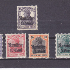 LOT 1918 , MNH Ocupatia germana in Romania ,5 timbre