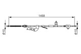BOSCH 1 987 482 662 Cablu, frana de parcare