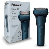 Aparat de ras Panasonic ES-LT4B-A803, 3 lame Japanese Blade Technology, Trimmer, Senzor pentru barba, 45min autonomie Li-Ion, Wet &amp;amp; Dry, Mod Shavi