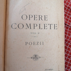 C.Negruzzi - Opere Complete, vol.2 - POEZII - Ed Minerva, 1909