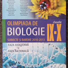 OLIMPIADA DE BIOLOGIE CLASELE IX-X SUBIECTE BAREME 2010-2013 - Saitan
