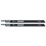 Set 2 lame pentru fierastrau pendular lemn 250 mm 6TPI Raider