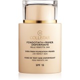 Cumpara ieftin Collistar Even Finish Foundation+Primer 24h Perfect Skin bază de machiaj SPF 15 culoare 1 Ivory 35 ml