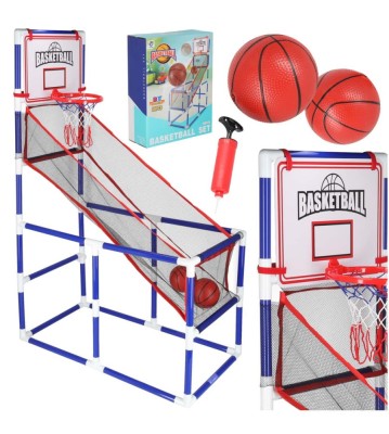 Set joc arcade de baschet copii cu pompa si 2 mingi foto