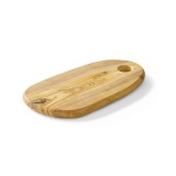 Tocator pentru prezentare si servire branzaturi, Hendi, lemn de maslin, 350x210x(H)18 mm, DNH505236