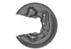 Protectie stropire disc frana Audi A3 (8p), 05.2003-04.2008, Spate, Dreapta, metal , tractiune 4 roti, QUATTRO
