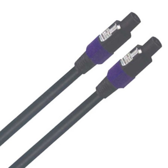 Cablu pentru difuzor 2 x Speakon, lungime 20 m, negru Cablu pentru difuzor 2 x Speakon, lungime 20 m, negru