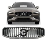 Grila radiator masca fata Volvo S60/V60, 06.2018-2021, crom, negru, B-Series, 32132216