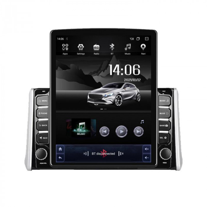 Navigatie dedicata Toyota Rav4 2018- G-RAV4 ecran tip TESLA 9.7&quot; cu Android Radio Bluetooth Internet GPS WIFI 4+32GB DSP 4G Oct CarStore Technology