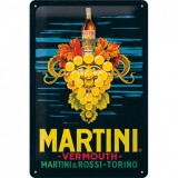 Placa metalica - Martini Vermouth, Nostalgic Art Merchandising