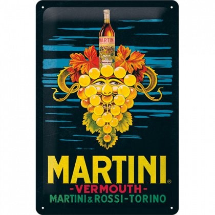 Placa metalica - Martini Vermouth