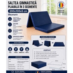 Saltea gimnastica pliabila 200x100x5 cm