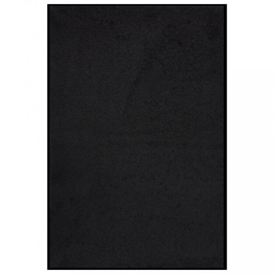 vidaXL Covoraș de ușă, negru, 80x120 cm 331597 foto