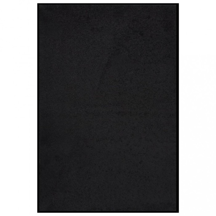 vidaXL Covoraș de ușă, negru, 80x120 cm 331597