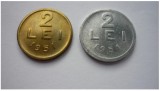 2 LEI 1951 CUPRU-ZINC SI ALUMINIU ***