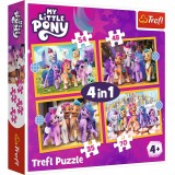 Puzzle Trefl 4in1 My Little Pony Sa Cunoastem Poneii