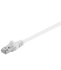 Cablu CAT5e FTP RJ45-RJ45 1m ecranat alb Goobay