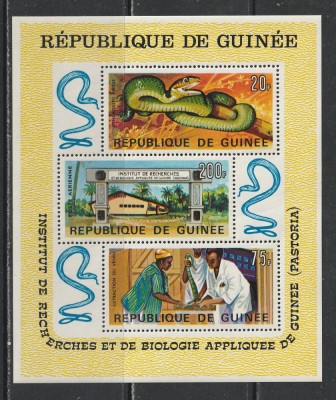 Guinea 1967 - Institutul de Cercetari Pastoria S/S 1v MNH foto