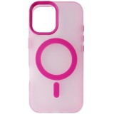 Husa spate TPU cu plastic roz, magnet, pentru Apple iPhone 17