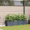 VidaXL Ghivece pentru grădină Gri deschis 160 x 40 x 37.5 cm Oțel 42002893