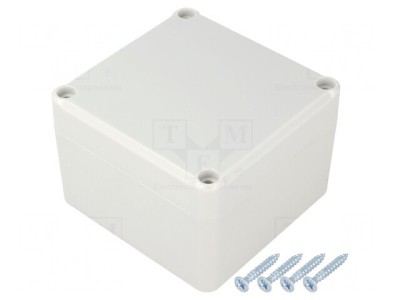 Carcasă Universală Polistiren Gri IP65 80x82x55mm foto