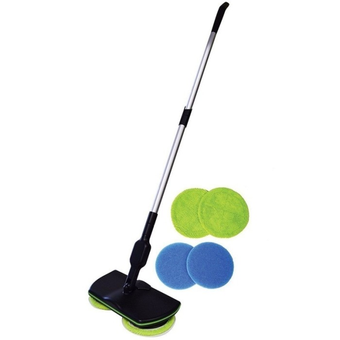 Mop electric rotativ de curatat si lustruit podele, Super Maid