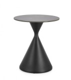 Cumpara ieftin Masuta otel negru portelan gri Joona 50x52 cm