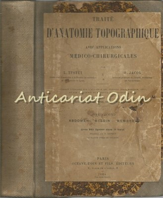 Traite D&#039;Anatomie Topographique II - L. Testut - Abdomen, Bassin - 1914