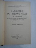 L&#039;ABDICATION DU PRINCE CUZA et l&#039;avenement de la dynastie de Hohenzollern au trone de Roumanie - Paul HENRY - Paris, 1930