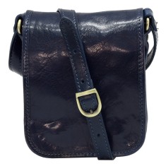 Geanta dama de umar, messenger, crossbody, din piele naturala, bleumarin, GD113E