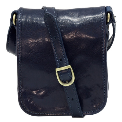 Geanta dama de umar, messenger, crossbody, din piele naturala, bleumarin, GD113E foto