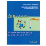 Experimente de chimie pentru clasa a 7-a Caietul elevului - Dan Bogdan