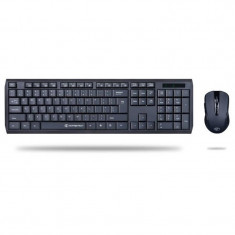 Kit wireless tastatura si mouse Gofreetech GFT-S005 negru foto