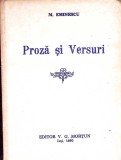 PROZA SI VERSURI-MIHAI EMINESCU-360577
