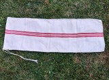 Sac vechi de panza, pentru faina, tesut in razboi, 41cm x 117cm