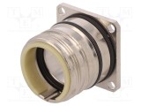 Carcasă conectori HARTING M23 ComLock filet exterior EMC pentru montaj pe panou
