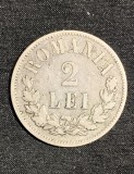 Moneda 2 lei 1873 argint