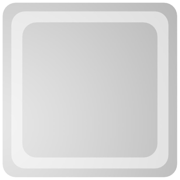 Oglinda de baie cu LED, 40x40 cm